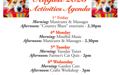August 2025 – Activities Agenda Lyndhurst