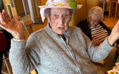 Easter Bonnet Decorating Fun