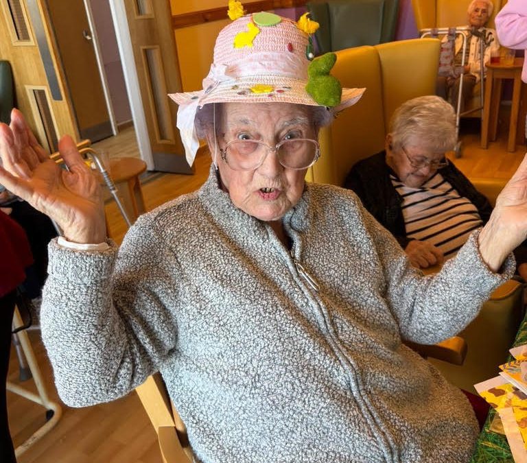 Easter Bonnet Decorating Fun